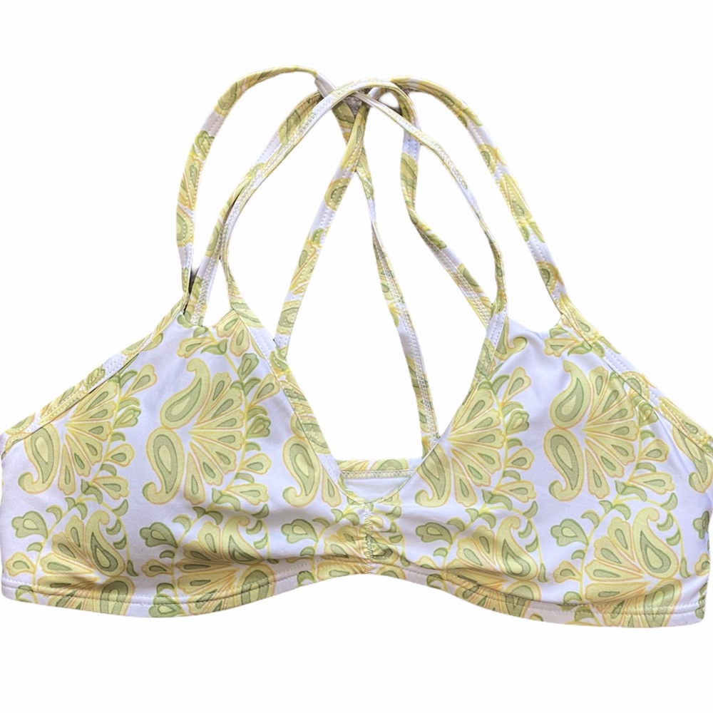 🆕 Pilyq Celaya Utopia Paisley Pattern Bikini Top